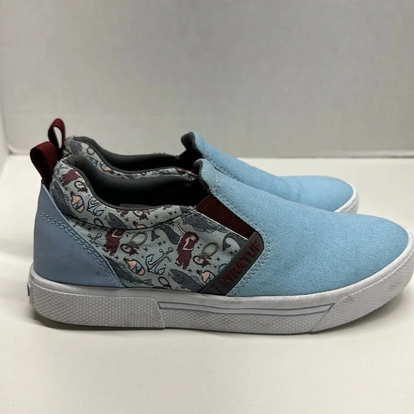 Xtratuf Deck Shoes Slip On Sneakers Laceless Sharkbyte Mermaid Blue Size 7 - Picture 4 of 10